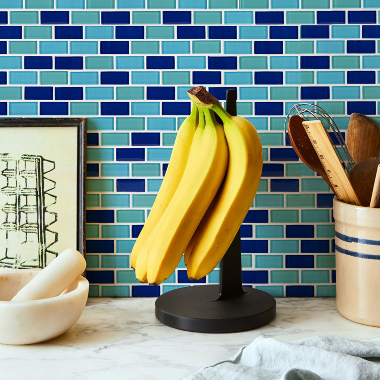 Blue Green Rectangular Glass Mosaic Tile for Walls and Backsplashes