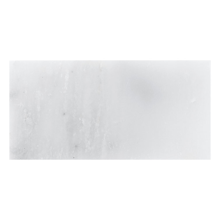 Greecian White 3" x 6" Polished Marble Subway Tile