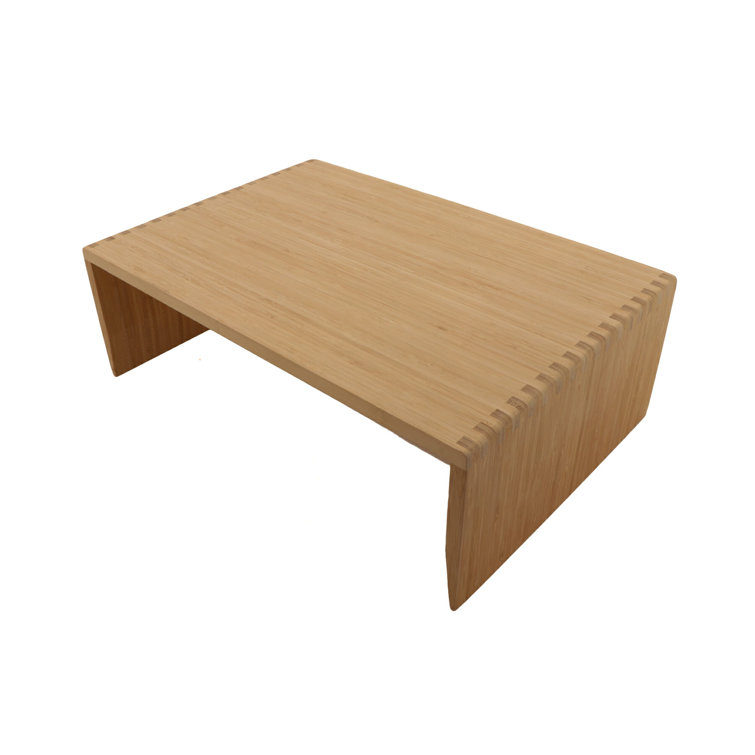 Natural Bamboo Square Tiered Display Riser