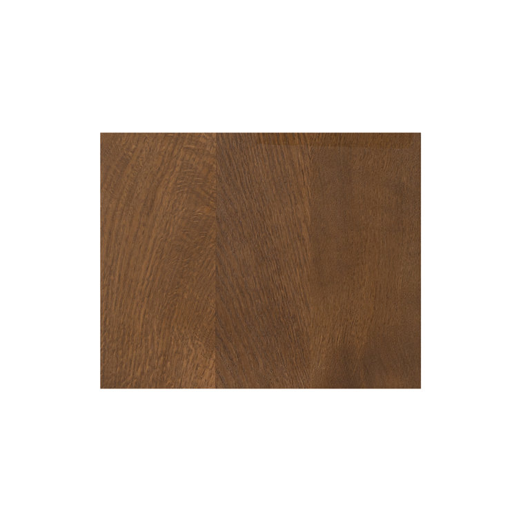 Scandinavian Solid Oak 1-Drawer Round Nightstand with Open Shelf