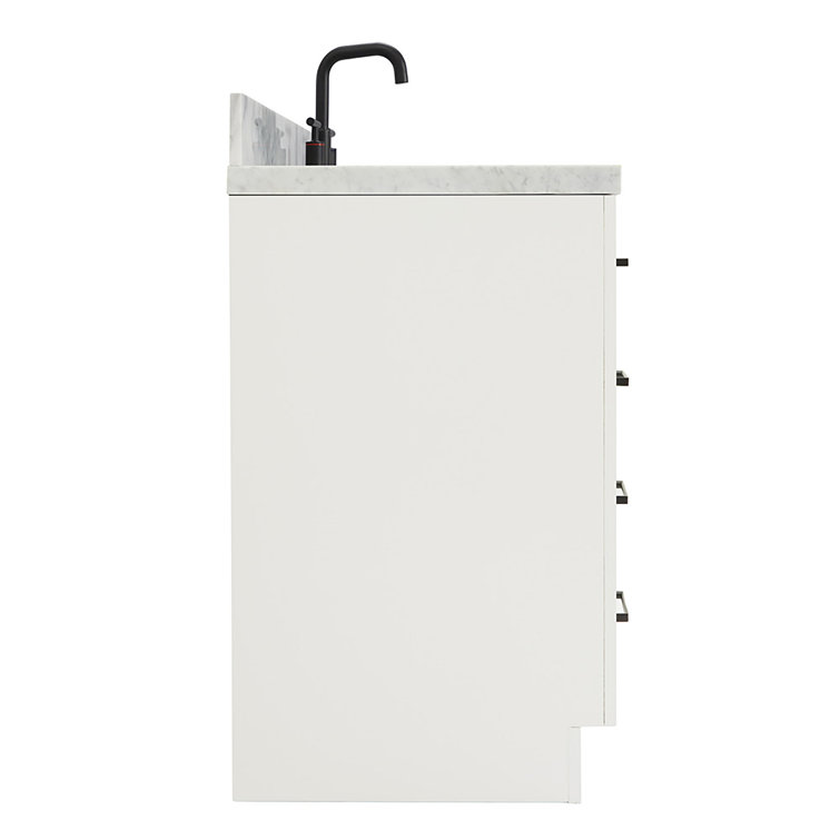 Hepburn 43" White Marble Top Single Basin Vanity