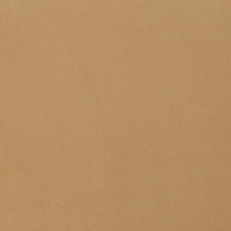 Queen Light Brown Velvet Upholstered Bed with Headboard