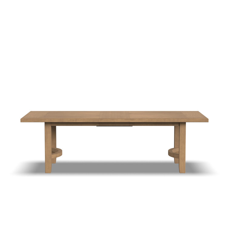 Warm Driftwood Extendable Rectangular Wood Dining Table