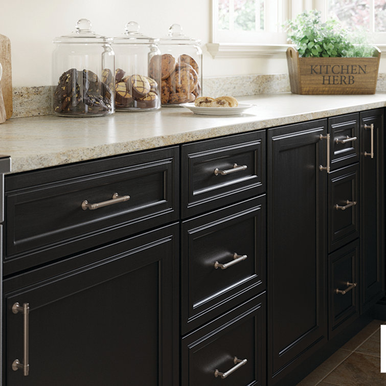 Brushed Nickel 4" Bar Pull with Mounting Hardware