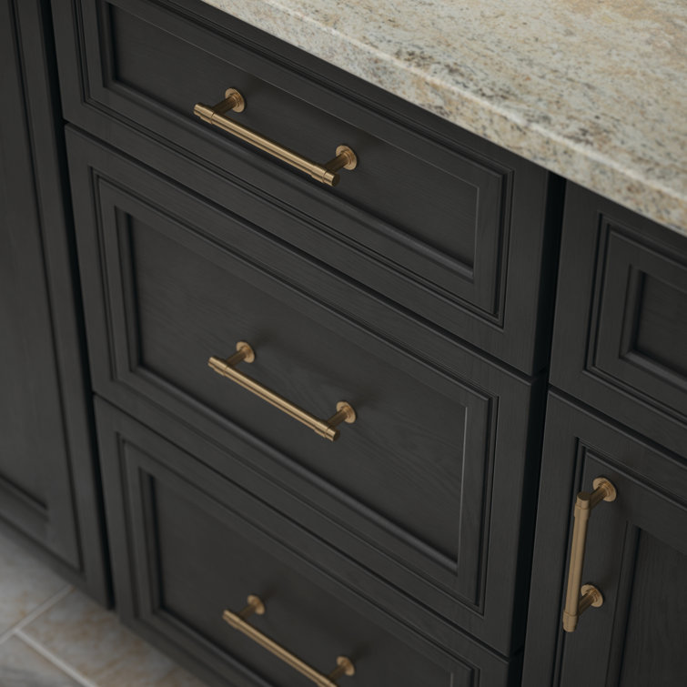 Champagne Bronze 3'' Center to Center Bar Cabinet Pull Set