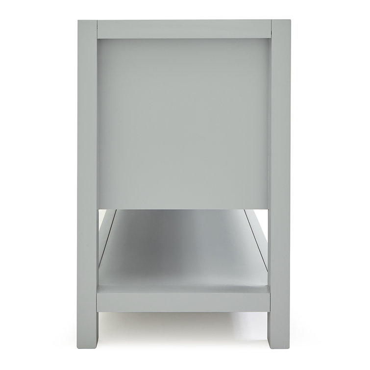 Bayhill 60'' Gray Double Freestanding Bathroom Vanity Base