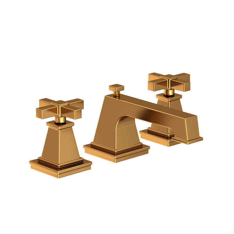 Malvina Aged Brass Dual-Handle Widespread Bathroom Faucet