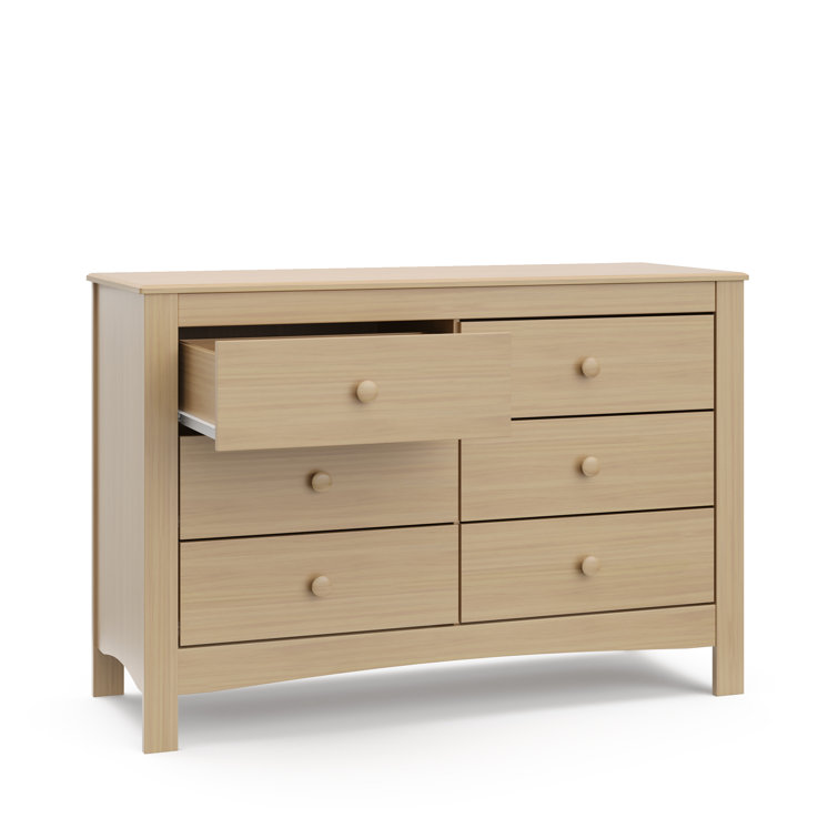 Driftwood 6-Drawer Double Dresser for Nursery