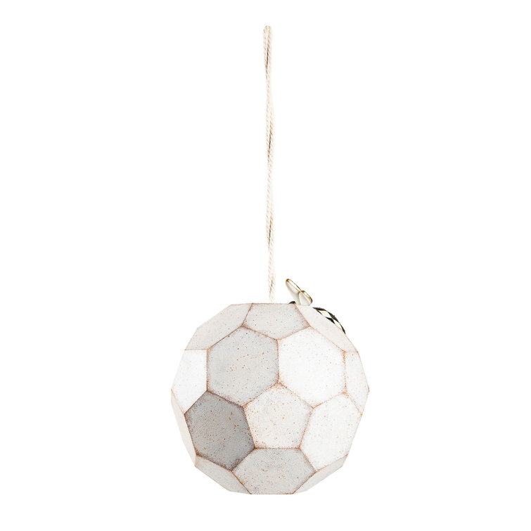 Golden Bee Accented Terra Cotta Honeycomb Hanging Birdhouse