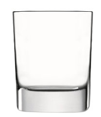 Luigi Bormioli Clear Recyclable Glass Whiskey Tumblers Set of 6