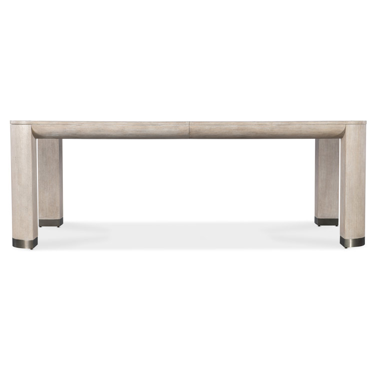 Diamond Finish Extendable Rectangular Oak Dining Table