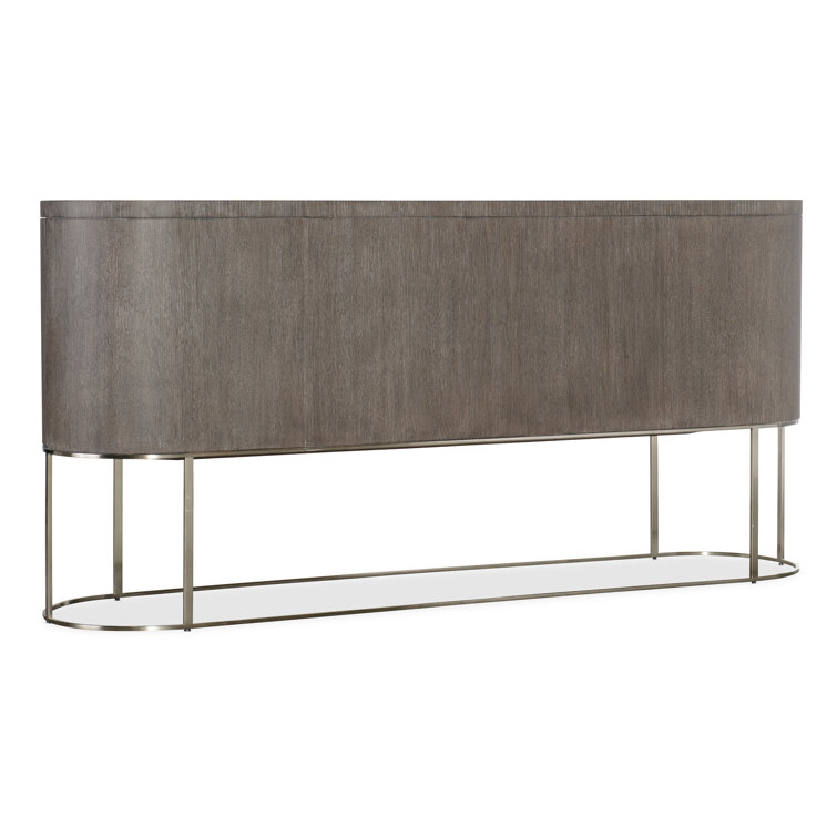 Modern Mink Brown Oak Veneer 76'' Server