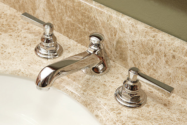 Astor 3-Hole Polished Chrome Widespread Bathroom Faucet