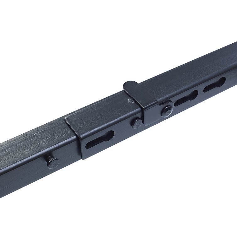 King Size Low-Profile Metal Box-Spring Frame with Large Rollers