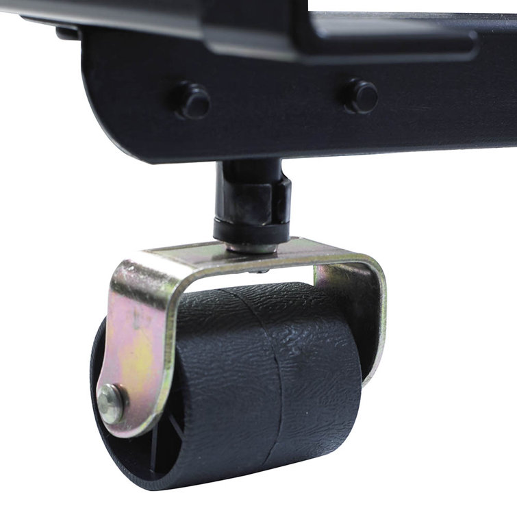 King Size Low-Profile Metal Box-Spring Frame with Large Rollers