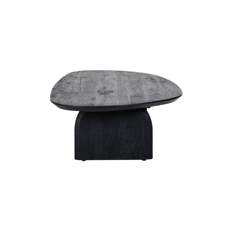 Hudson Black Mango Wood Free Form Coffee Table