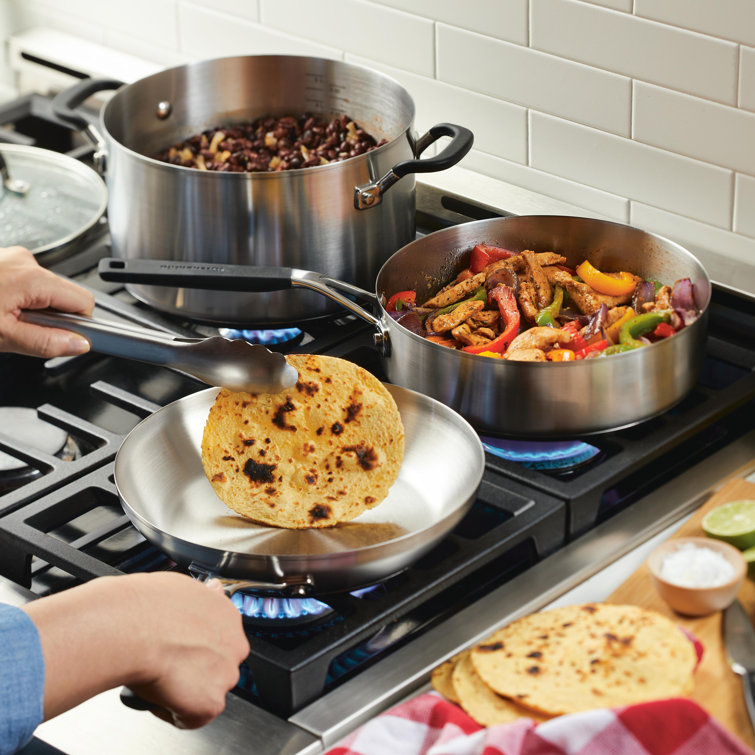 Stainless Steel Non-stick 10-Piece Cookware Set