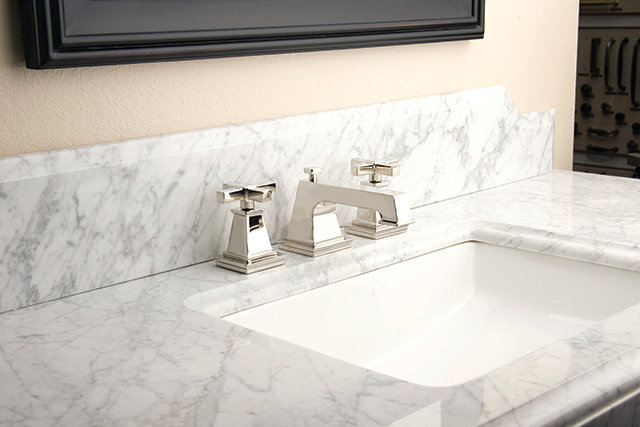 Malvina Aged Brass Dual-Handle Widespread Bathroom Faucet