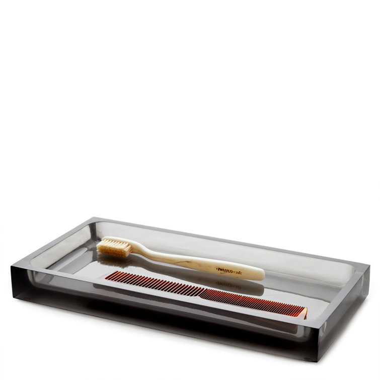 Clear Acrylic Freestanding Bathroom Tray