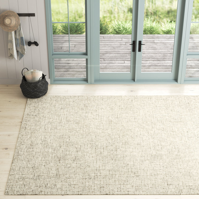 Britley Beige Hand-Tufted Wool Rug 9' x 12'