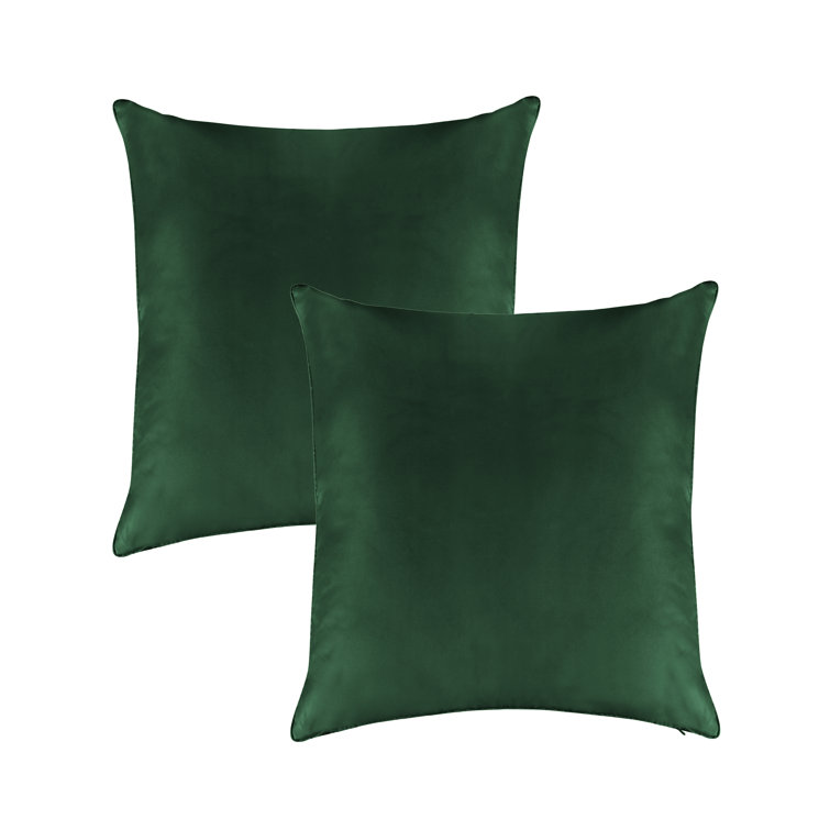 Timber Green Waterproof Polyester Outdoor Pillow Covers 20x20 Inches