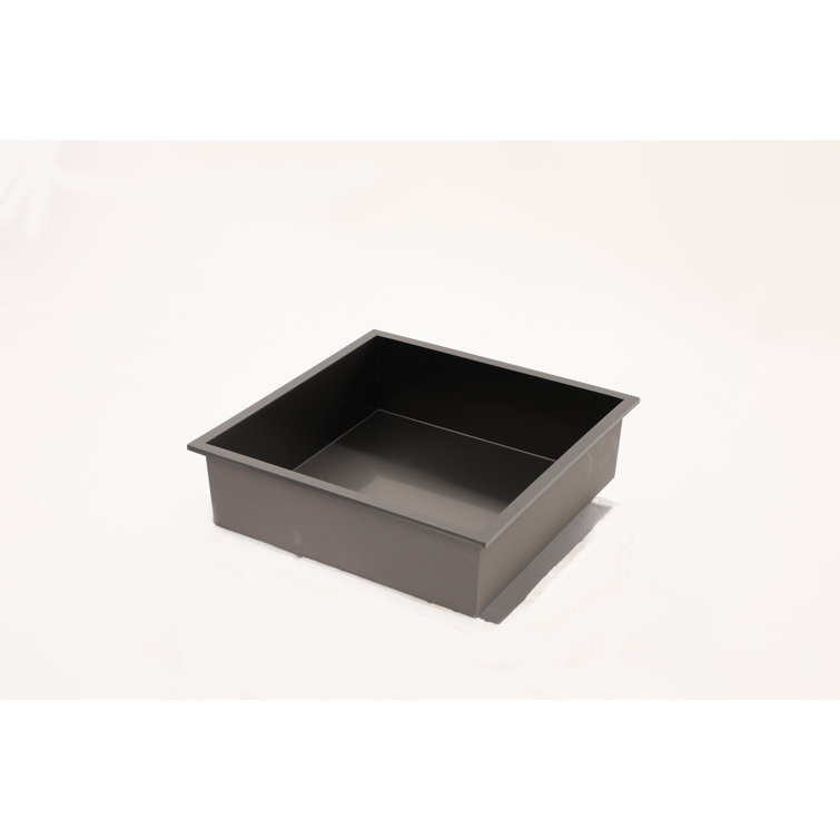 Black Stainless Steel Wall Mount Shower Niche 13" x 13"