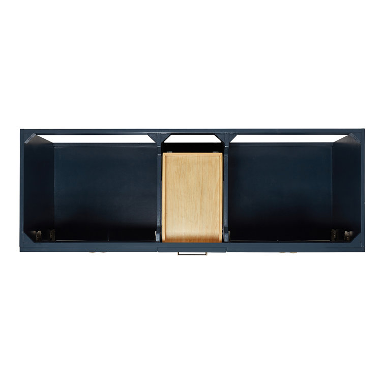 Midnight Blue 60'' Double Freestanding Bathroom Vanity