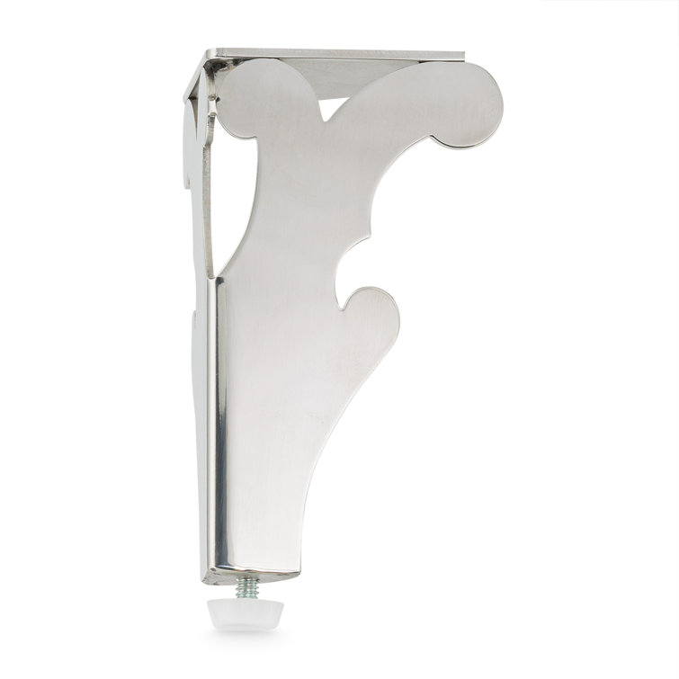 Chrome Stainless Steel 5.5" Decorative Furniture Legs - Set of 2