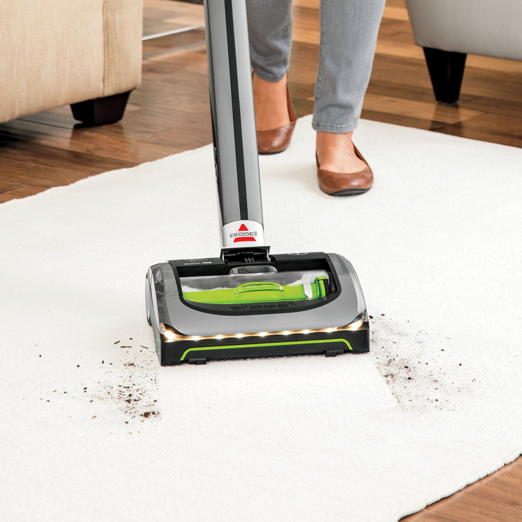 Titanium and Lime Cordless Bagless Stick Vacuum Cleaner