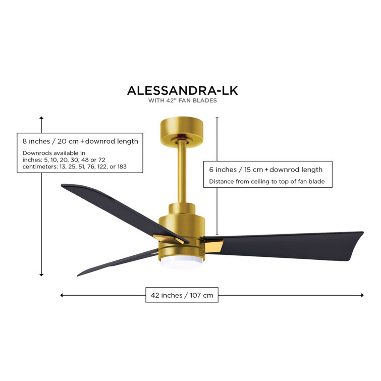 56" Brushed Nickel and Barn Wood Tone Ceiling Fan with LED Light