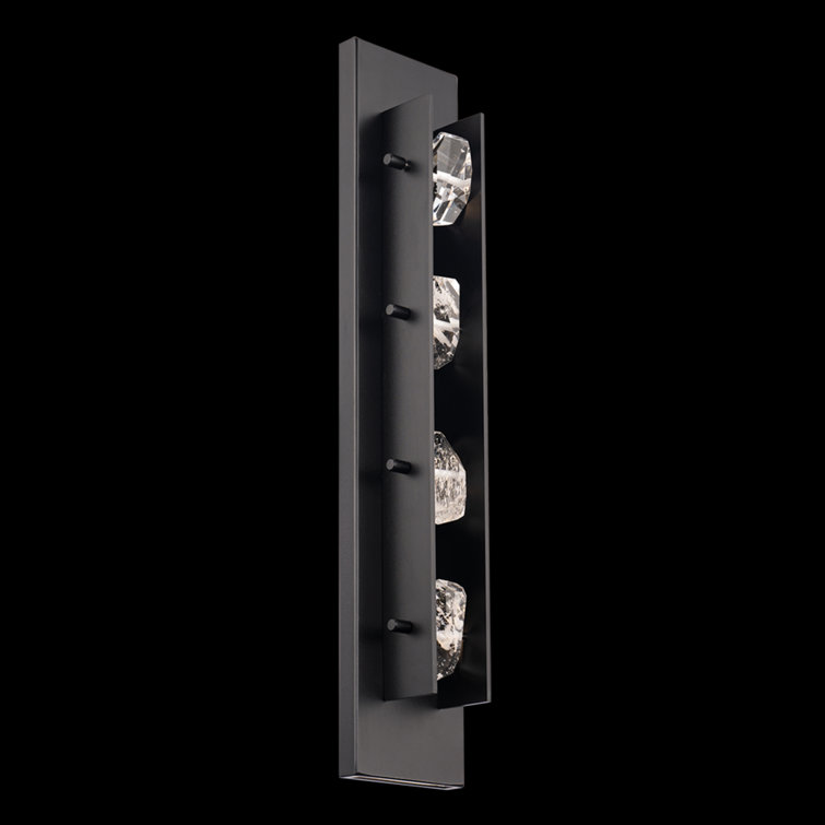 Strata Black Stainless Steel LED Wall Light