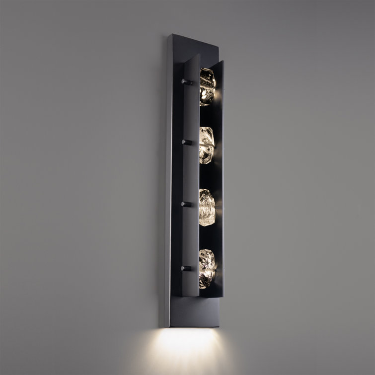 Strata Black Stainless Steel LED Wall Light