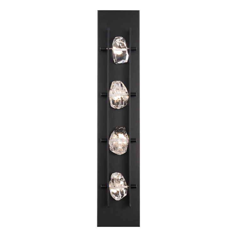 Strata Black Stainless Steel LED Wall Light