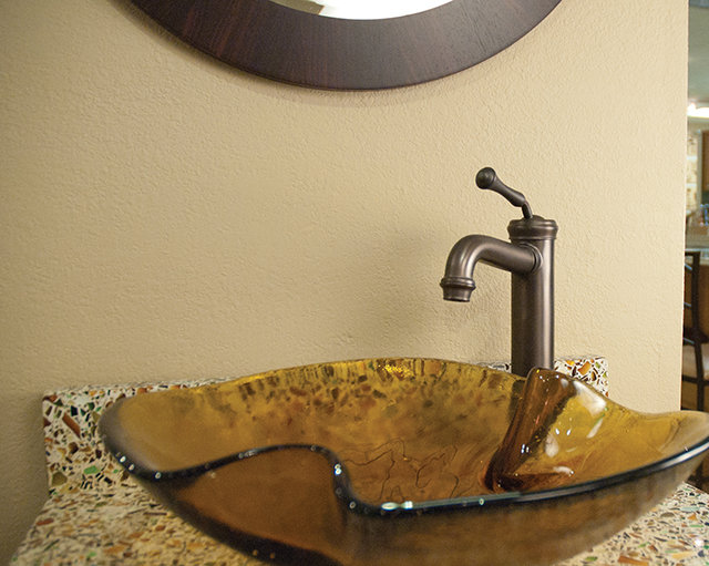Astor Satin Nickel Single Hole Vessel Faucet