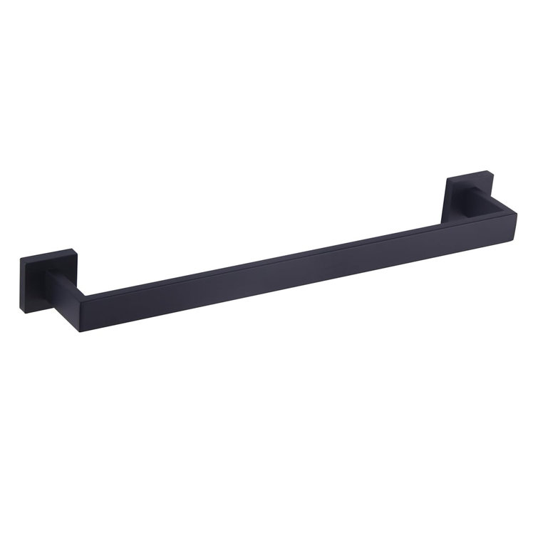 Matte Black Stainless Steel Wall Mounted Towel Bar