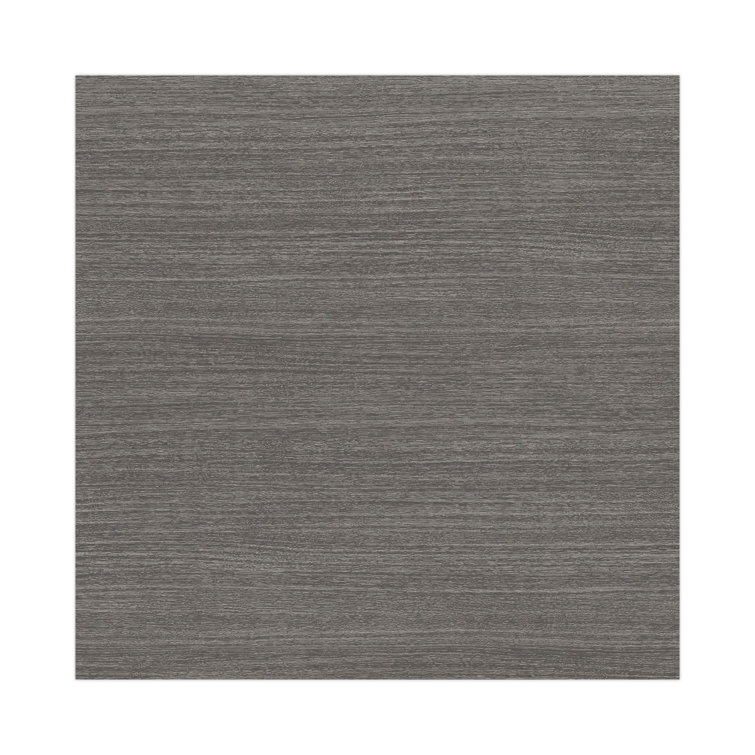 Valencia 70'' Gray Commercial Grade Laminate Desk with Filing Cabinet