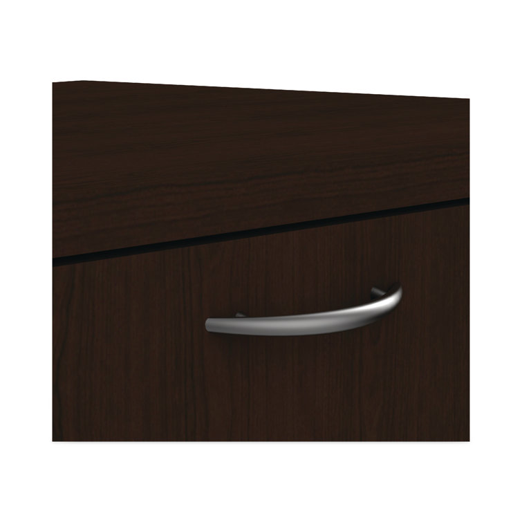 Espresso 34'' Wide 2-Drawer Lockable Lateral File Cabinet