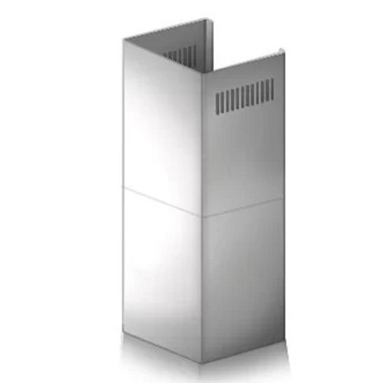 Stainless Steel Range Hood Chimney Extension for 10-12 ft Ceilings