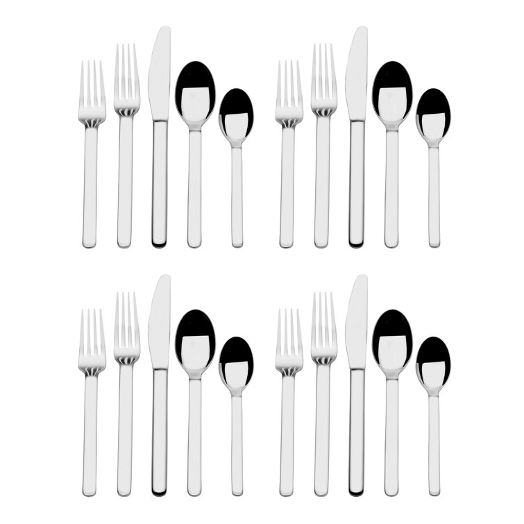 Mikasa Mikasa Bryson 20-Piece Stainless Steel Flatware Set, Service For 4