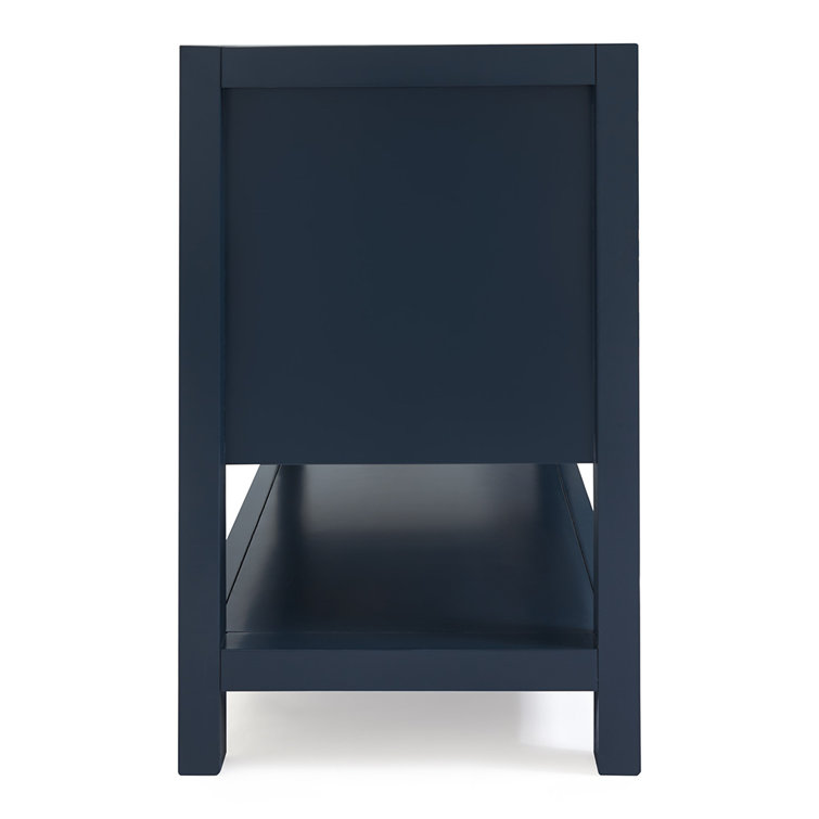 Midnight Blue 42'' Single Freestanding Bathroom Vanity Base