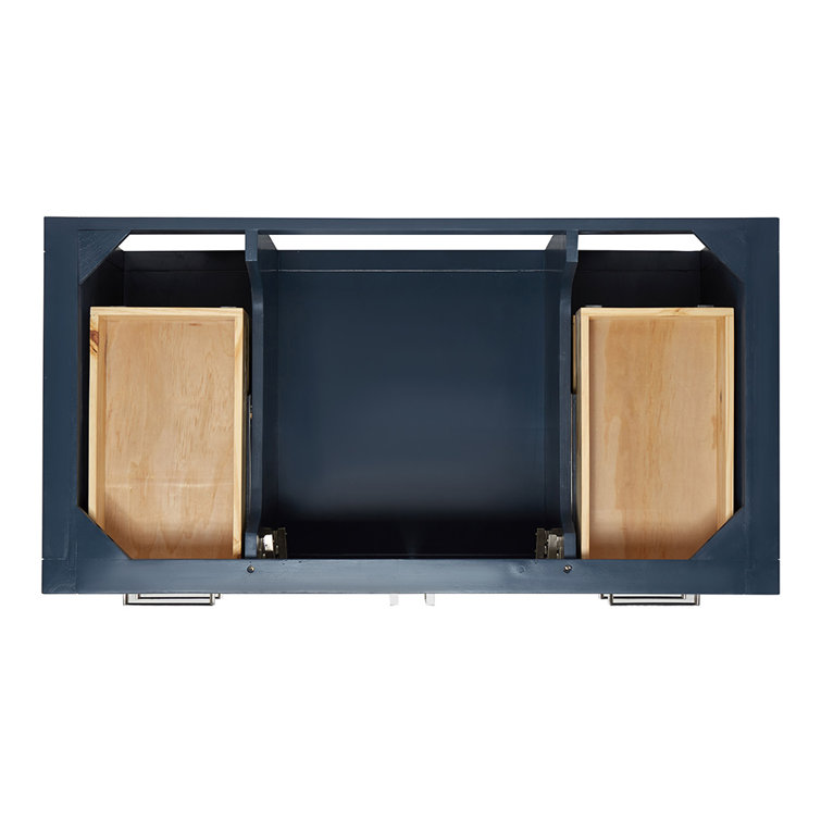 Midnight Blue 42'' Single Freestanding Bathroom Vanity Base