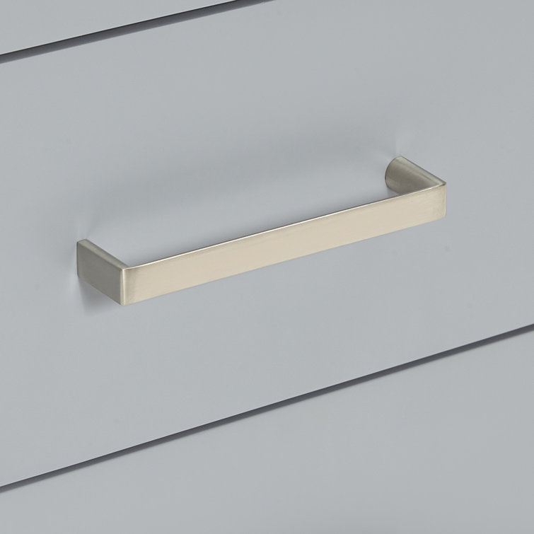 Gray Solid Wood Single Freestanding Bathroom Vanity Base