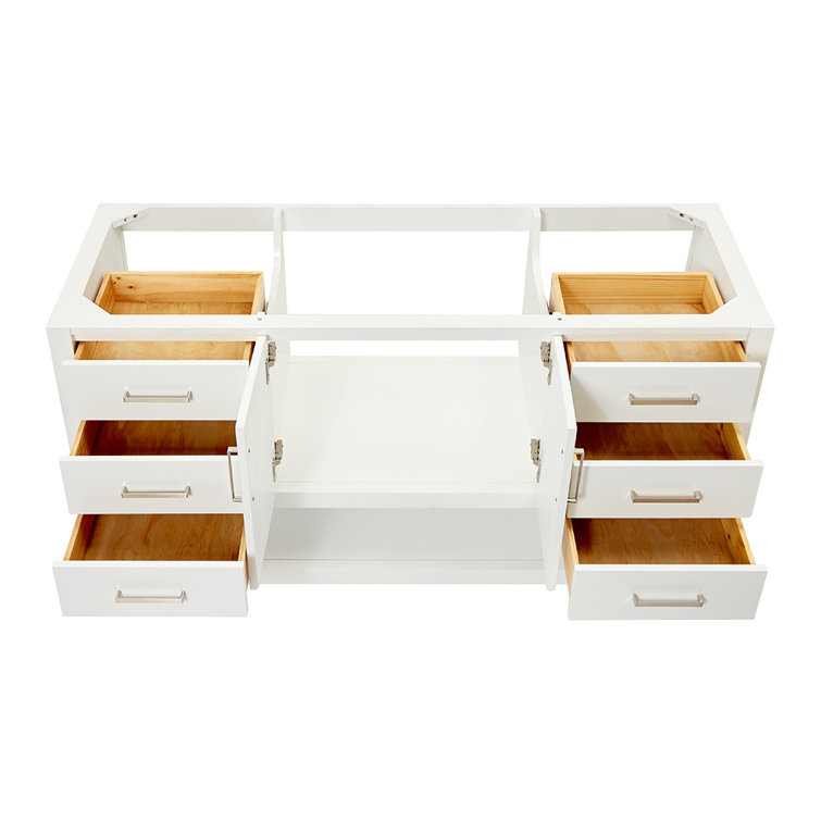 Magnolia 60'' White Single Freestanding Bathroom Vanity Base