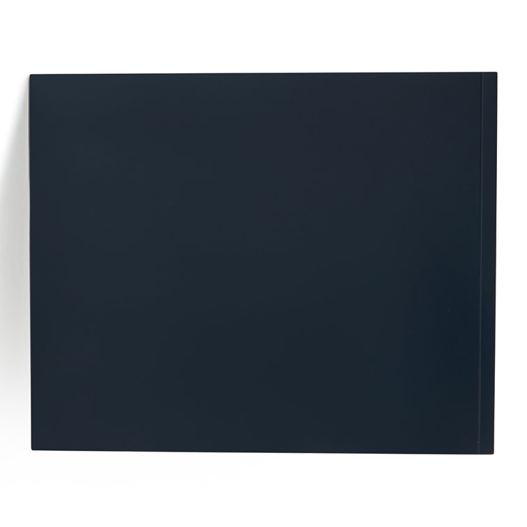 Midnight Blue 60'' Double Wall-Mounted Bathroom Vanity with Brass Handles