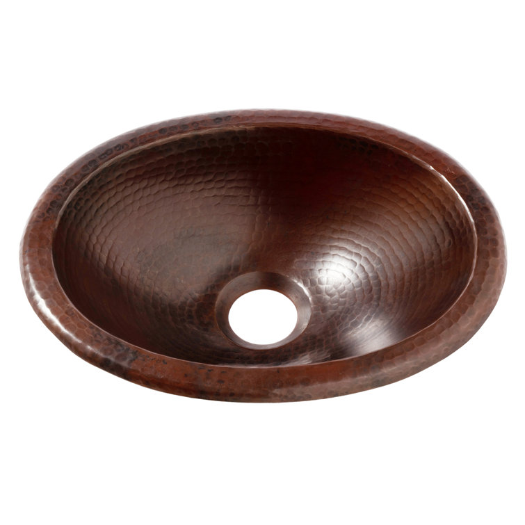 Schrodinger 12" Handcrafted Copper Bathroom Sink