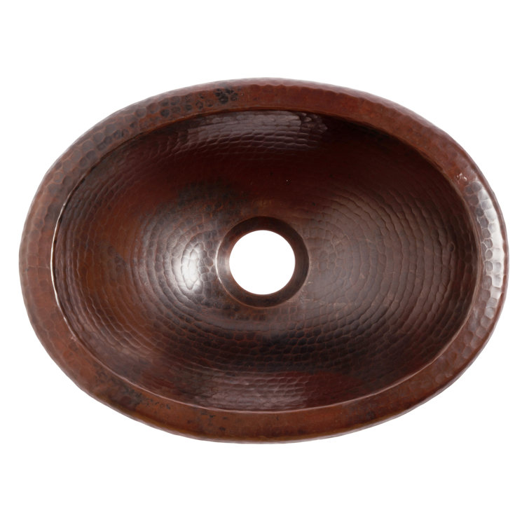 Schrodinger 12" Handcrafted Copper Bathroom Sink