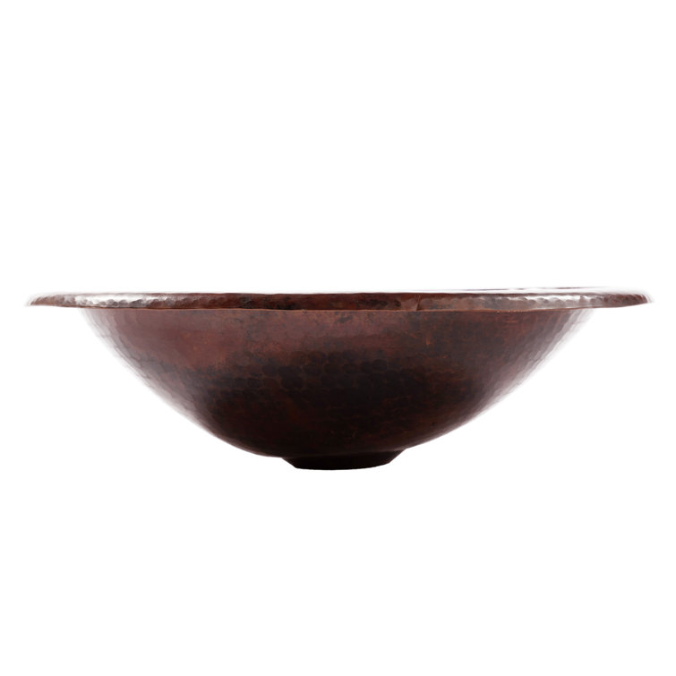 Schrodinger 12" Handcrafted Copper Bathroom Sink