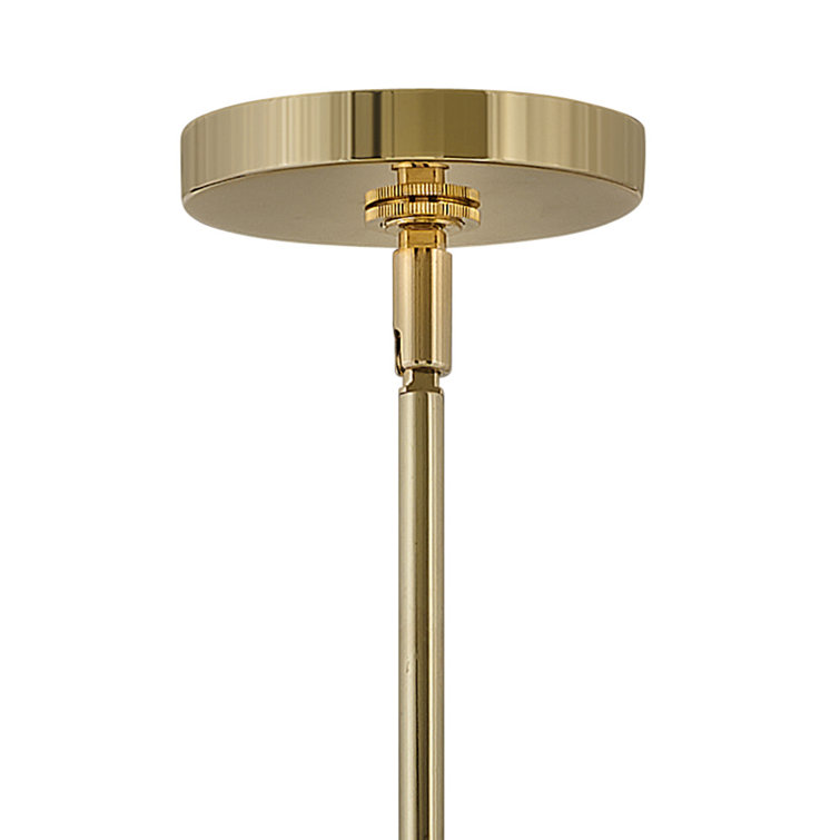 Oliver Dark Matte Grey and Brass Teardrop Pendant Light