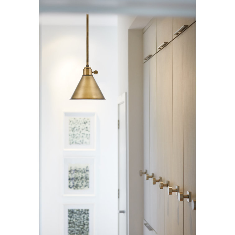 Heritage Brass Elegance LED Pendant Light 7.75" Dia
