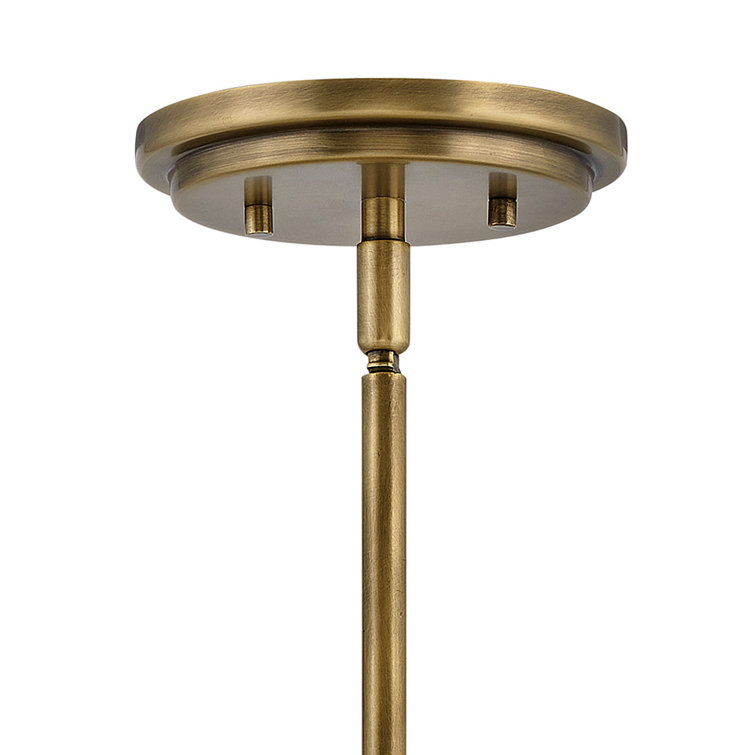 Heritage Brass Elegance LED Pendant Light 7.75" Dia